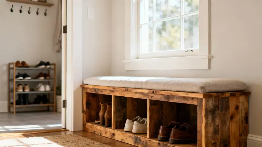 How to build a simple entryway bench