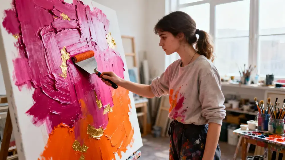 How to create your own abstract wall art