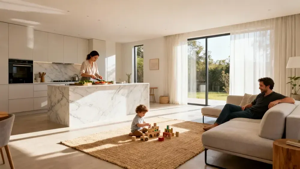 The pros and cons of an open-plan living space